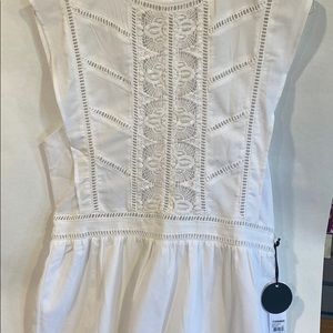 NWT adorable white mini dress